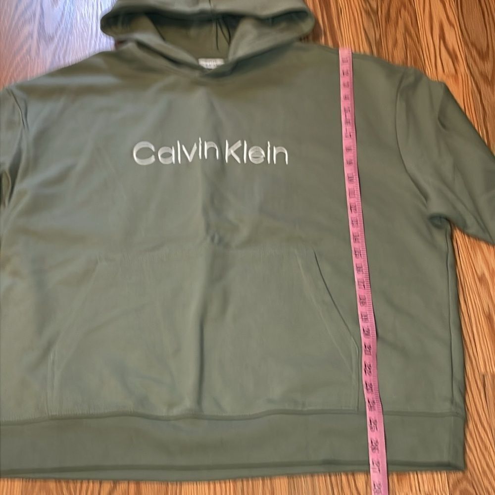Calvin Klein Hoodie, Green, oversized, Large - Picture 4 of 8